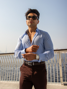The Oxford · Brown / Silver