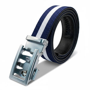 The Metro · Navy Stripe / Silver